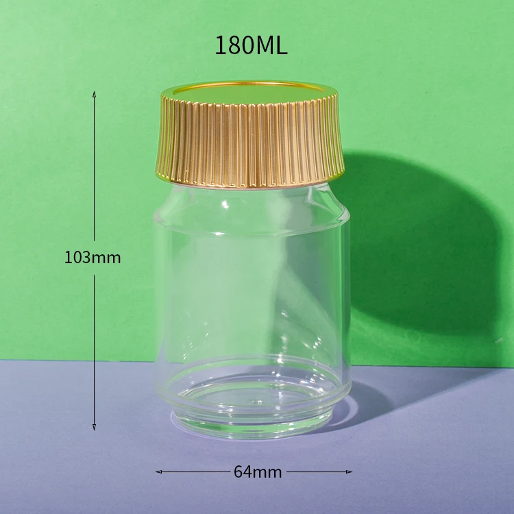 PS Plastic Supplement Bottle 180ML 230ML - vista 2