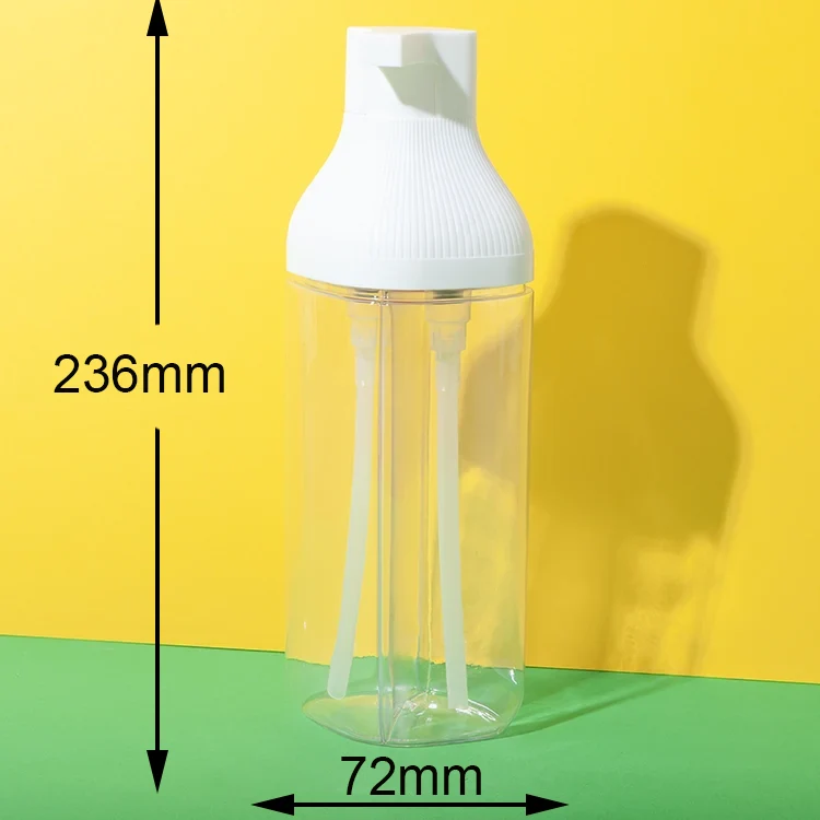 PET Dual Chamber Conditioner Bottle 250ml+250ml - vista 2