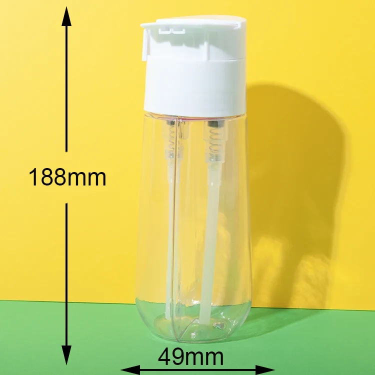 PET Dual Chamber Shampoo Bottle 150ml+150ml - vista 2