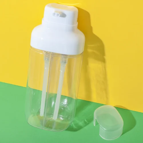 PET Dual Chamber Shampoo Bottle 250ml+250ml - vista 1