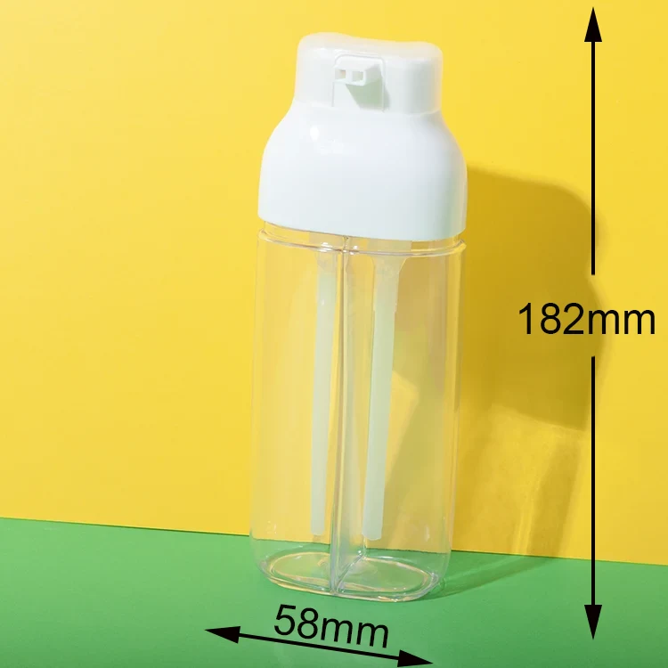 Dual Chamber Plastic Hair Dye Bottle 100ml + 100ml - vista 2