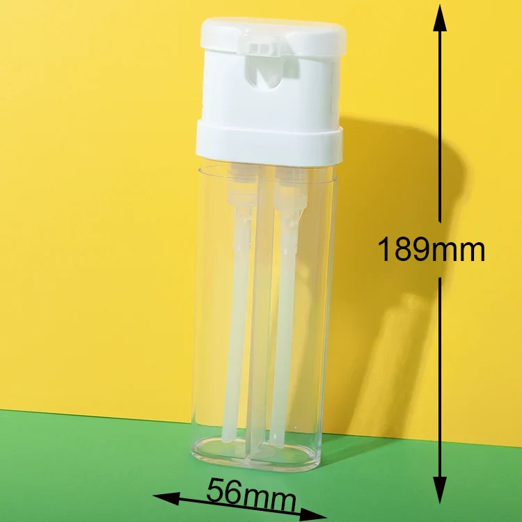 Dual Chamber Hair Dye Pump Bottle 75ml + 75ml - vista 2