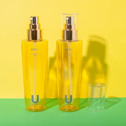 150ML PET Hair Oil Gold Bottle - vista 1