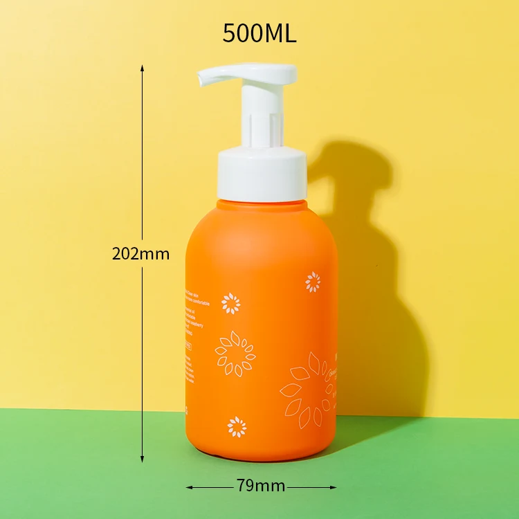 Soft Touch HDPE 500ML Foaming Shampoo Bottle - vista 2