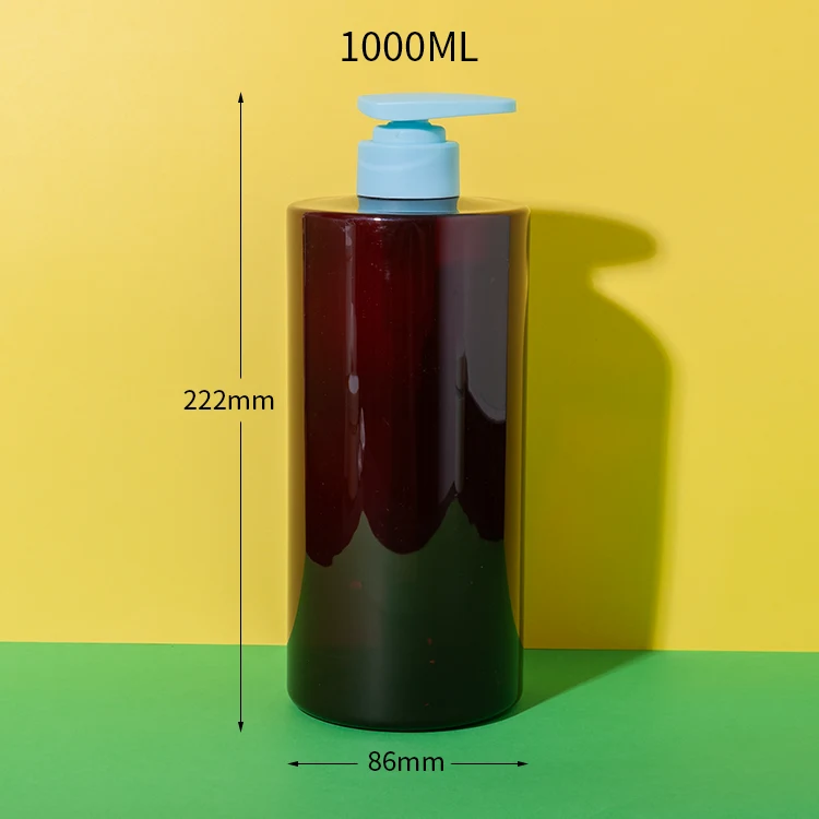 1000ML PET Plastic Big Shampoo Bottle - vista 2
