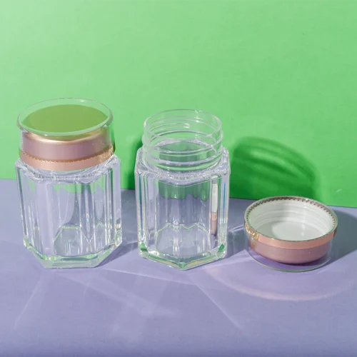 PS Clear Hexagon Supplement Bottle 50ML - vista 1