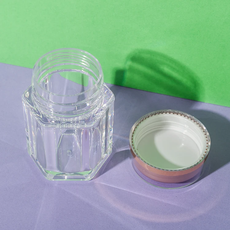PS Clear Hexagon Supplement Bottle 50ML - vista 5