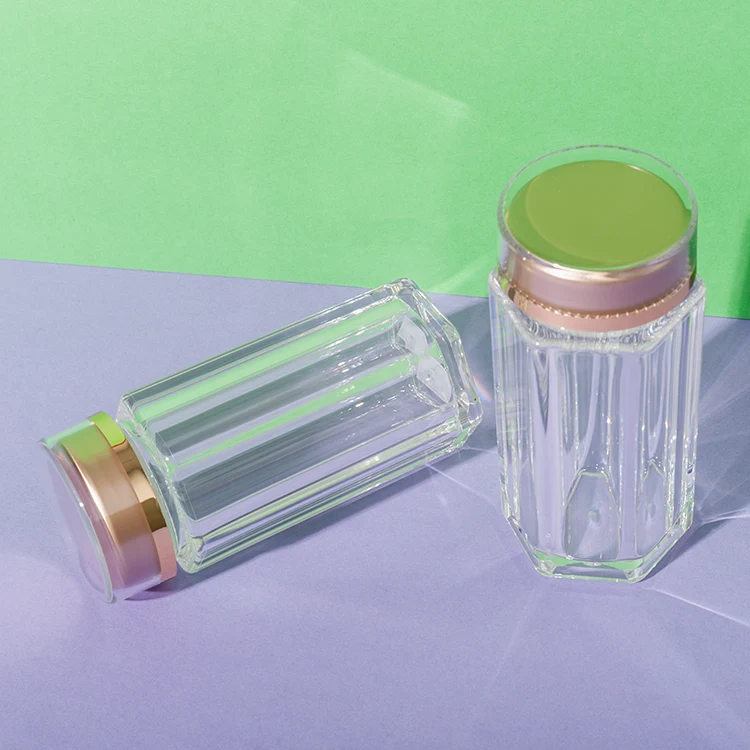 PS Clear Hexagon Supplement Bottle 80ML - vista 5