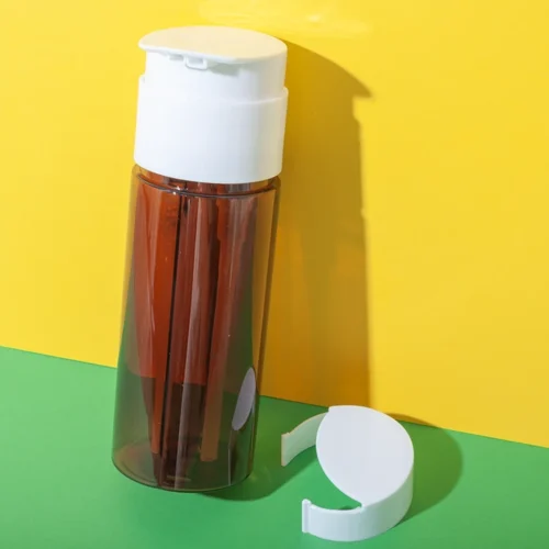 Brown Dual Chamber Shampoo Bottle 150ml+150ml - vista 1