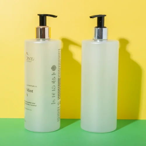 500ML PET Plastic Minimal Shampoo Bottle - vista 1