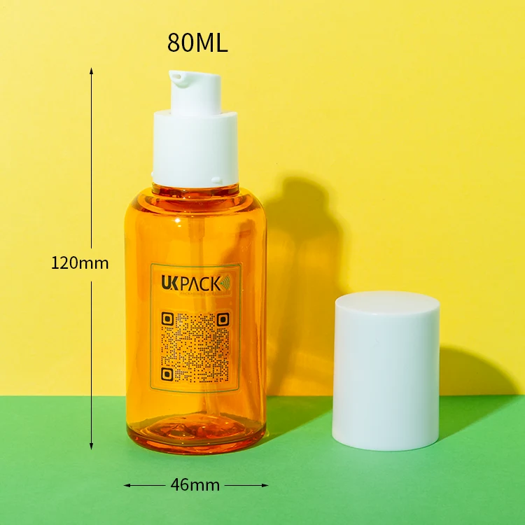 PETG Hair Oil Orange Bottle 80ML 100ML - vista 2