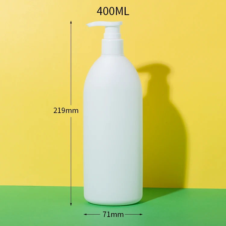 HDPE Plastic 400ML Shampoo Bottle - vista 2