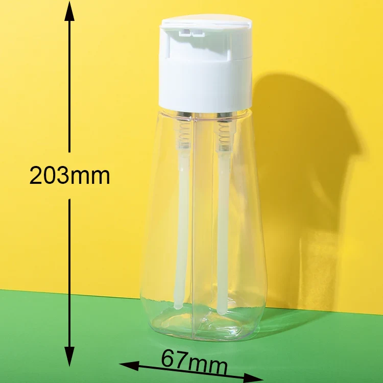 PET Dual Chamber Hair Dye Bottle 200ml + 200ml - vista 2