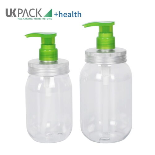Wholesale PET Plastic Shampoo Bottle With Pump 350ml, 450ml, 650ml - vista 1