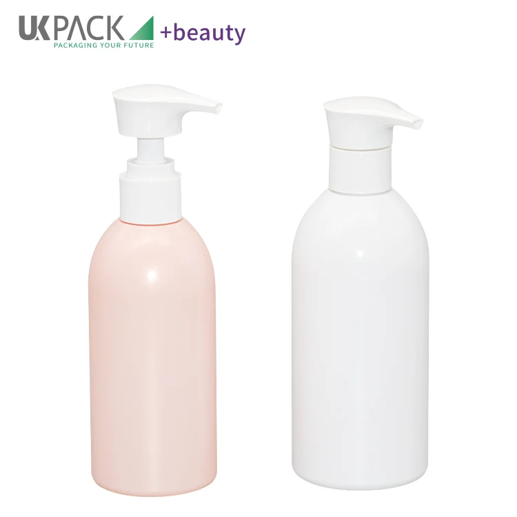 Empty PET Lotion Bottle 240ml 300ml With Pump Head - vista 1