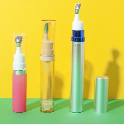 Botella PETG con punta metálica de masaje para contorno de ojos, 5/10/15 ml – vista 1