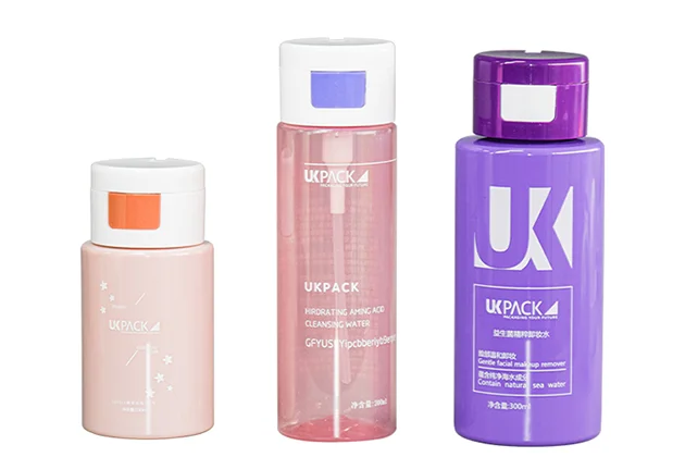 Botella de presión para desmaquillante – 6 makeup remover press bottle - ukpack