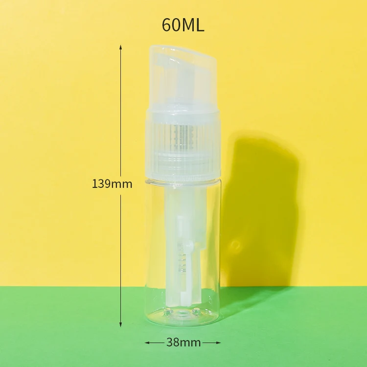 PET Plastic Powder Spray Bottle 60ML 80ML 120ML - vista 3