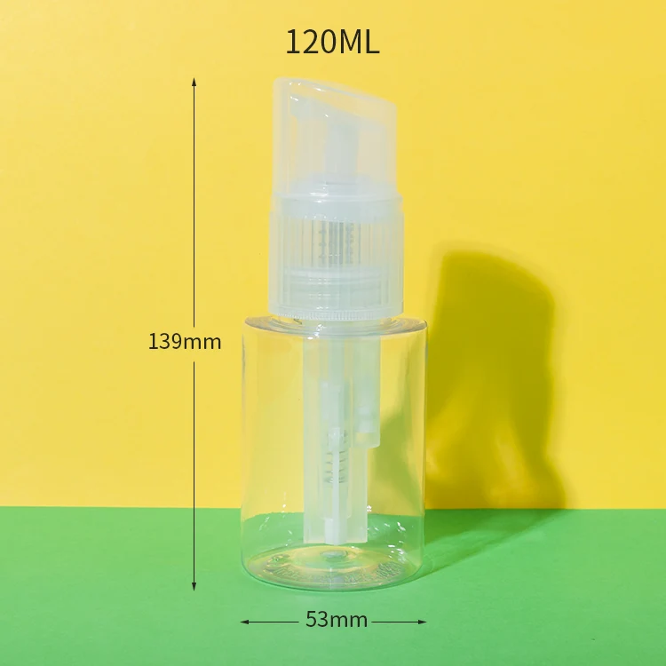 PET Plastic Powder Spray Bottle 60ML 80ML 120ML - vista 4