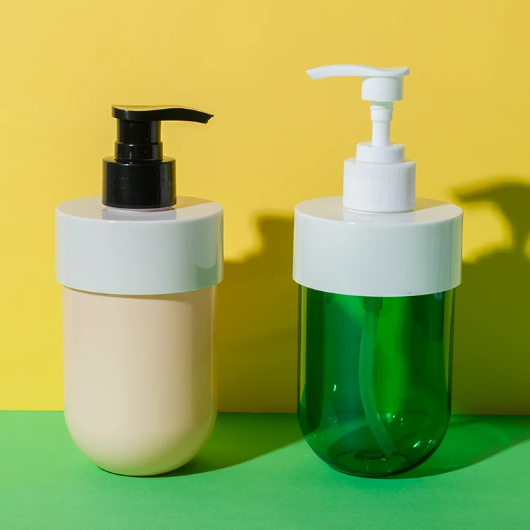300ML PET Plastic Round Shampoo Bottle - vista 1
