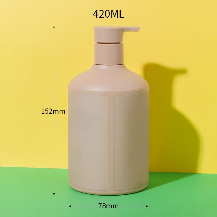 420ML PET Plastic Sustainable Shampoo Bottle - vista 2