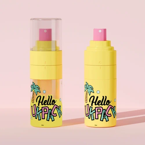 Botella spray airless Duo-Mix recargable de doble cámara