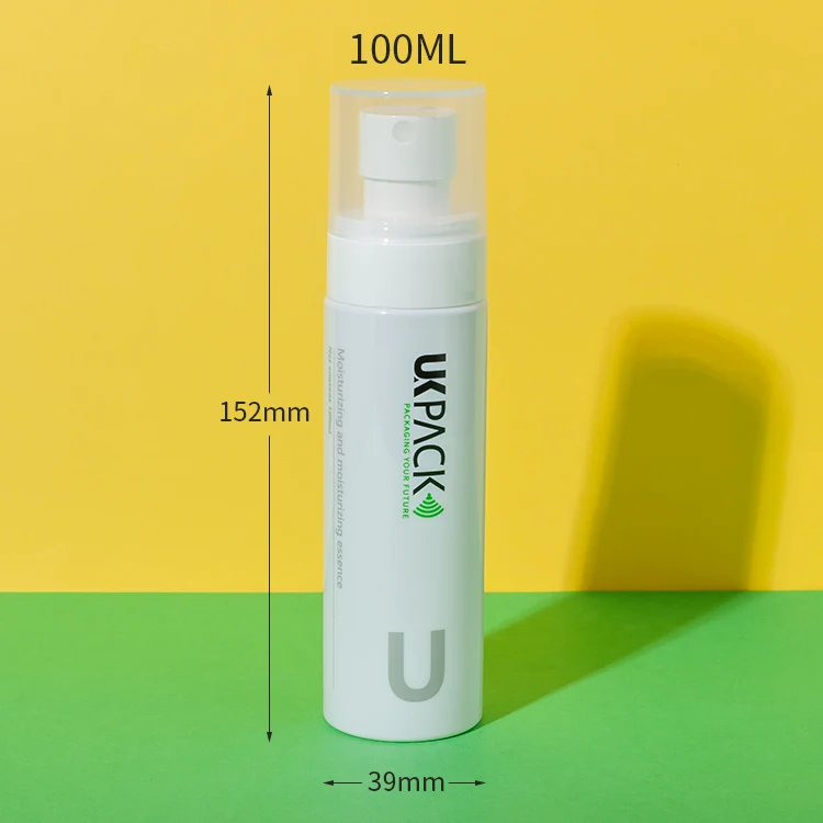 Botella spray PET vacía de 100 ml para aceite capilar — vista del producto 2