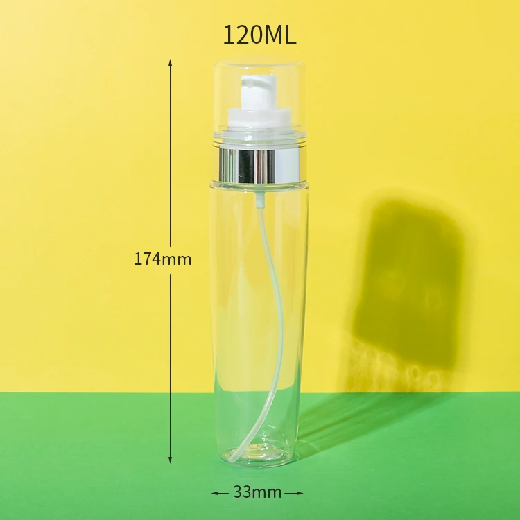 120ML PET Plastic Hair Spray Clear Bottle - vista 2