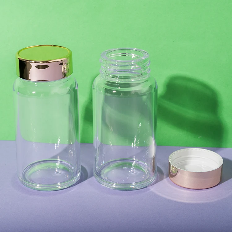 PS Plastic Clear Supplement Bottle 120ML - vista 1