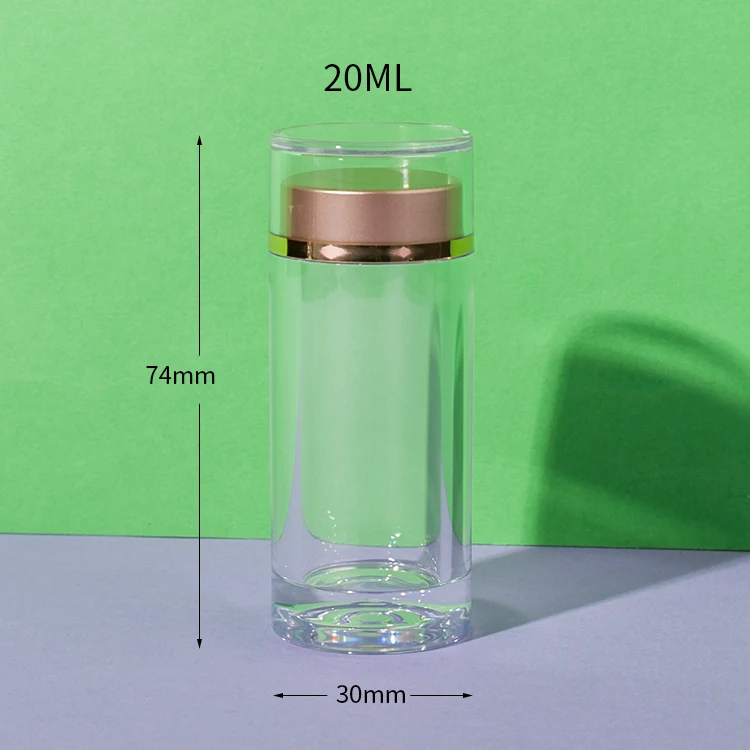 PS Plastic Clear Supplement Bottle 20ML - vista 2