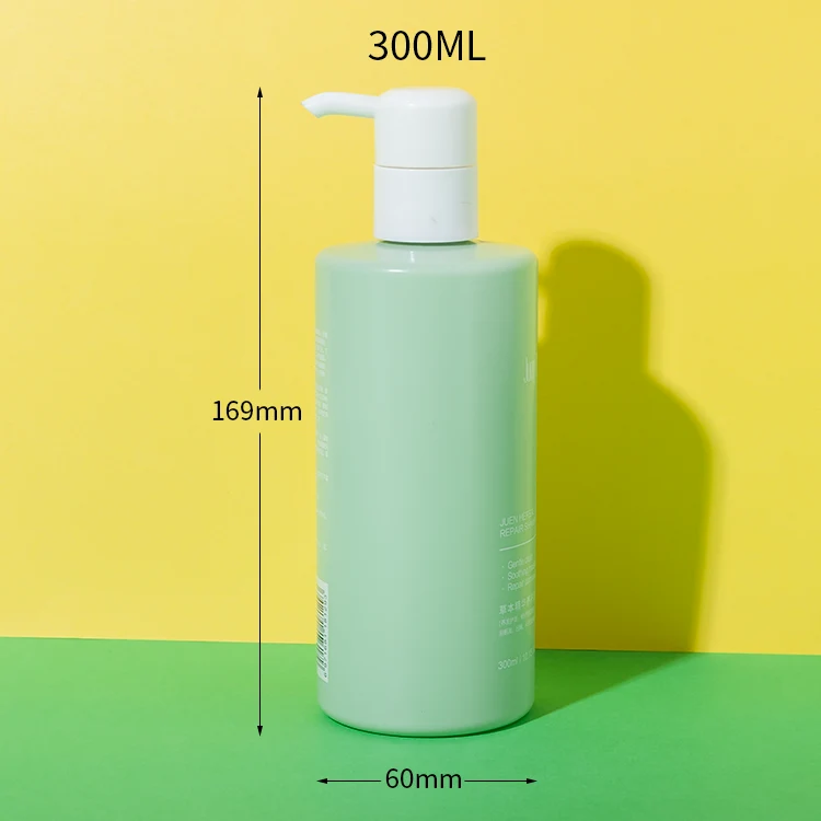 300ML PET Plastic Green Shampoo Bottle - vista 2