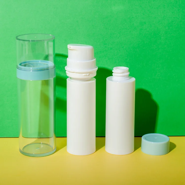Botellas airless recargables con bomba de acrílico y PET, 30/50 ml – vista 6