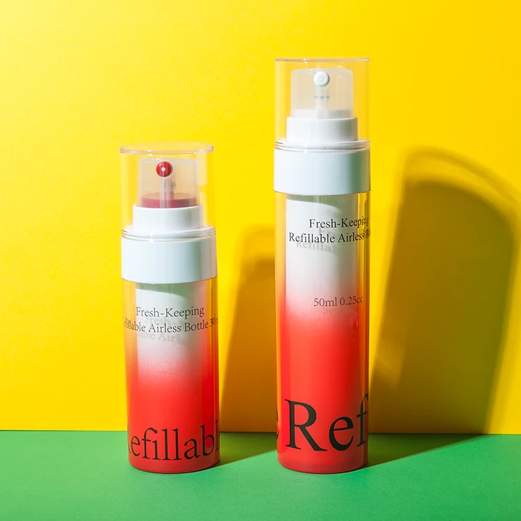 Botellas airless recargables de PETG con dispensación de conservación, 30/50 ml — imagen 1