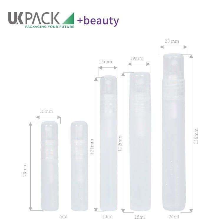 5ml, 10ml, 15ml, 20ml Fine Mist Cosmetic Spray Pump Bottles - vista 8