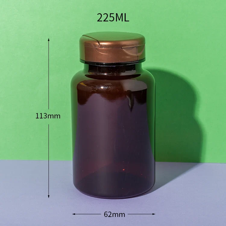 PET Plastic Custom Supplement Bottles - vista 3