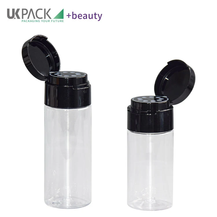 Plastic PETG Empty Talcum Podwer Bottles With Sifter Caps - vista 3