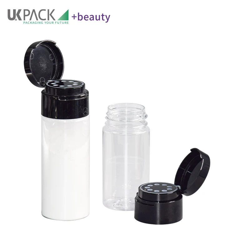 Plastic PETG Empty Talcum Podwer Bottles With Sifter Caps - vista 5