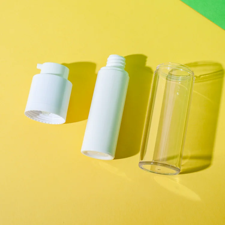 Botellas para loción airless recargables AS de 30 ml y 50 ml — detalle de componentes — imagen 4