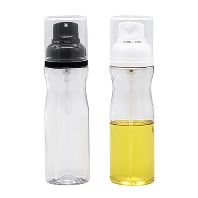 Botella pulverizadora de PET de 250 ml para aceite de cocina Botella pulverizadora de PET de 250 ml para aceite de cocina