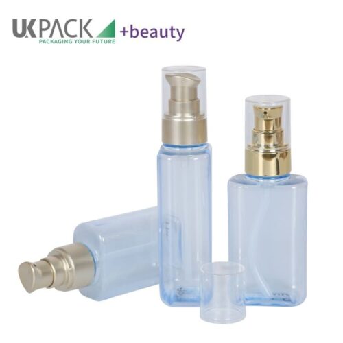 Empty Lotion Pump Bottles With Custom Print - vista 1