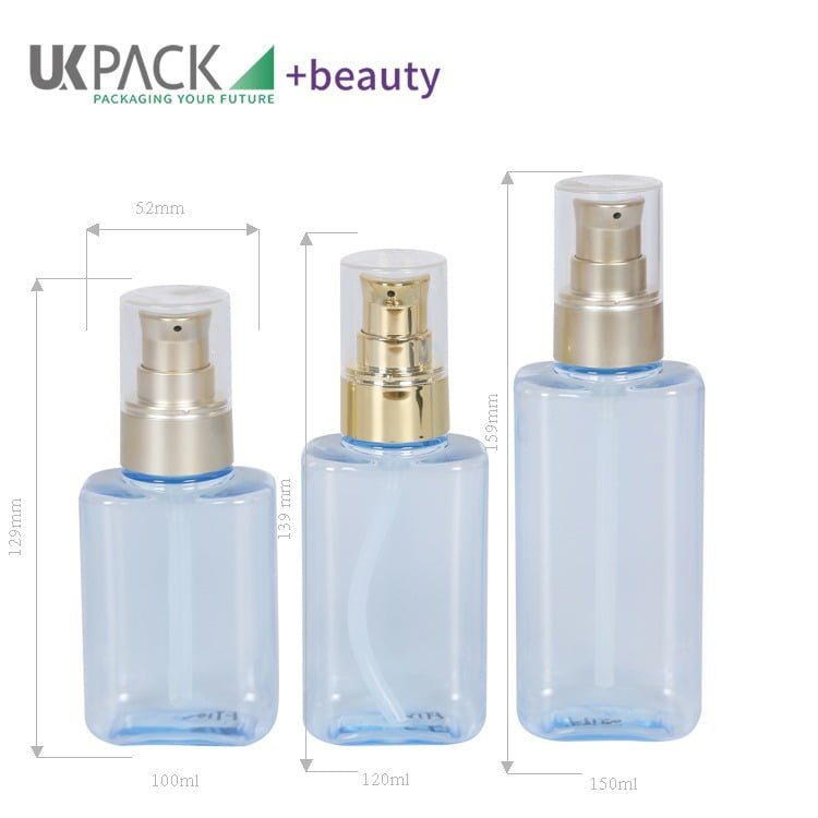Empty Lotion Pump Bottles With Custom Print - vista 2