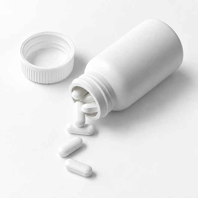 Botes de HDPE y PET para complementos alimenticios, cápsulas y comprimidos Botes de HDPE y PET para complementos alimenticios, cápsulas y comprimidos