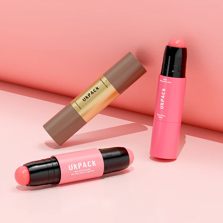 Tubo de labial doble con aplicadores multifunción – 3 double sided lipstick tube - 111