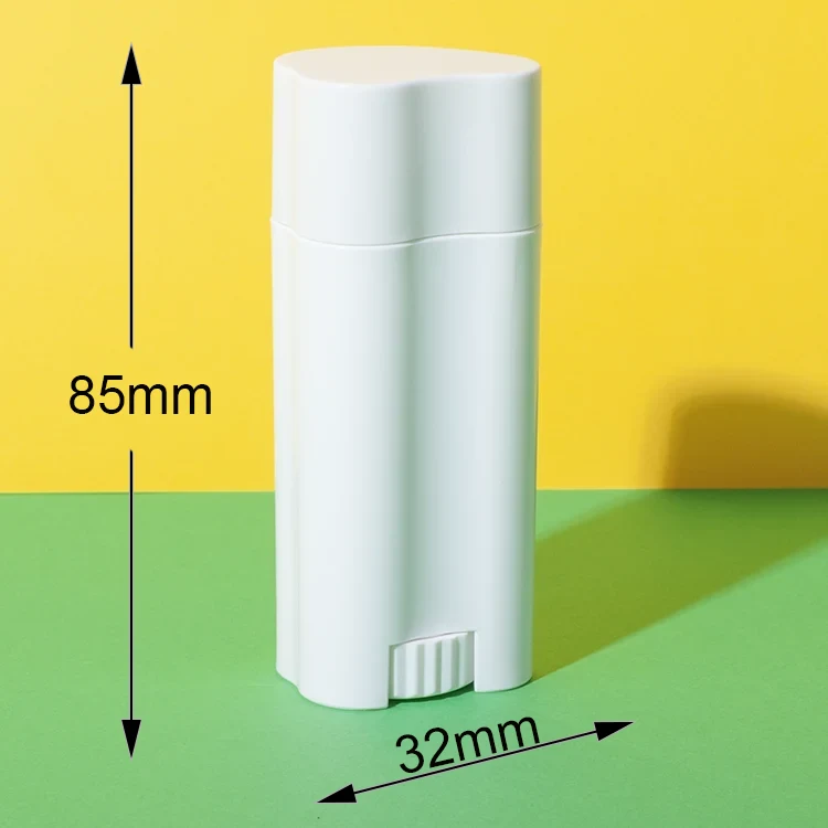 Twist Up PP 10g Deodorant Container Contoured Shape - vista 3