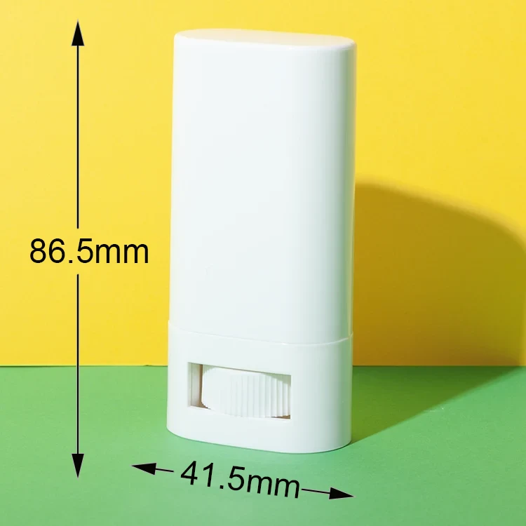 15g 20g PP Deodorant Stick Container with Snap-Fit Cap - vista 2