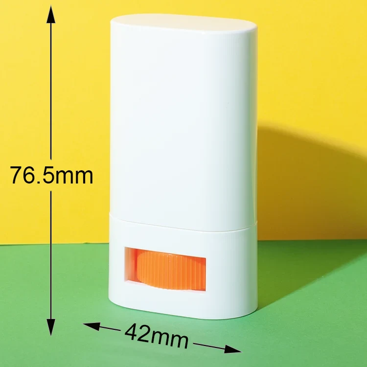 15g 20g PP Deodorant Stick Container with Snap-Fit Cap - vista 3