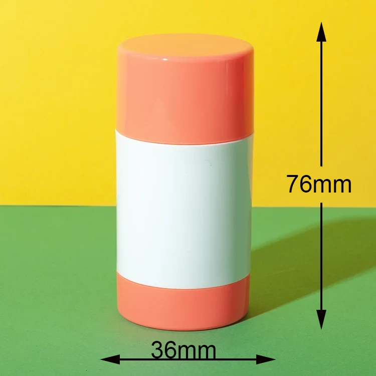 15g–90g PP Inverted-Fill Deodorant Stick Containers with Screw-Top Cap - vista 5