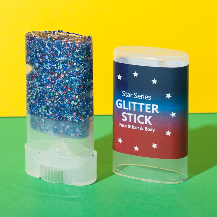 PP 15g Glitter Makeup Stick Container for Face, Hair and Body - vista 4
