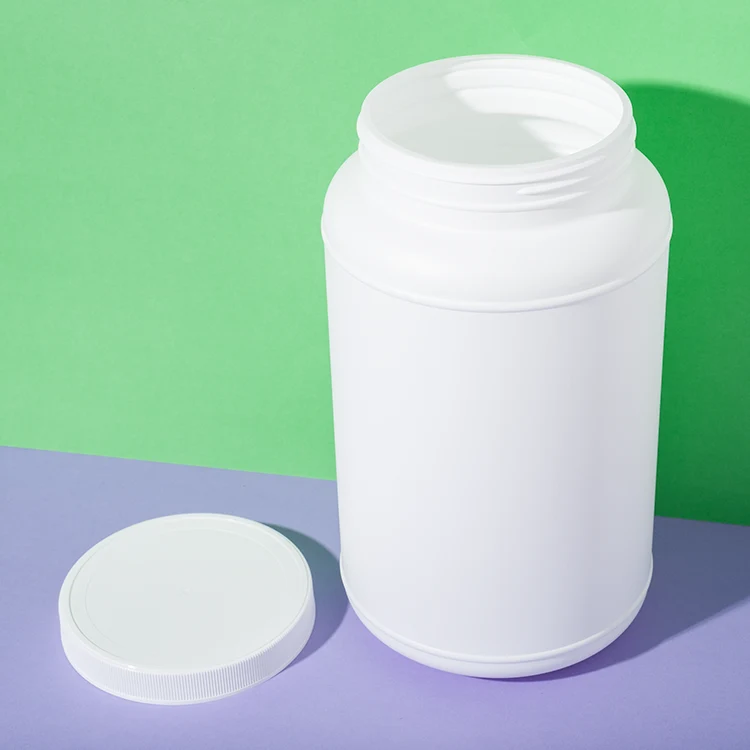 HDPE Large Protein Powder Container 3000ML - vista 4