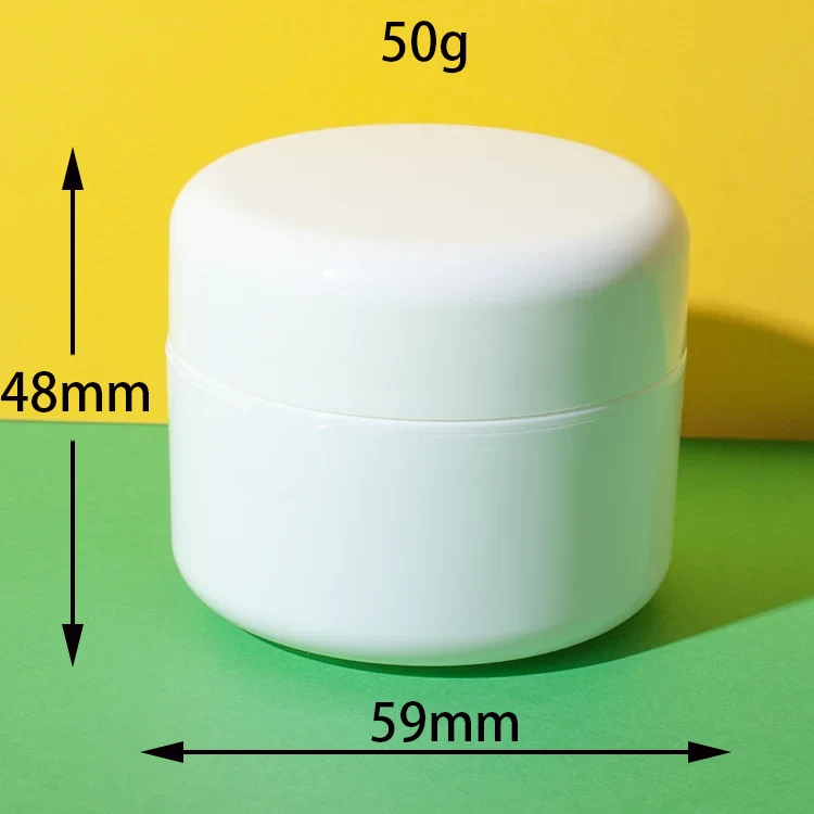 Envase Redondo Ancho de PP para Cremas Cosméticas 15 g 30 g 50 g – vista 4